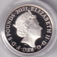 Moneta commemorativa Gran Bretagna 2021 Regina Elisabetta Proof