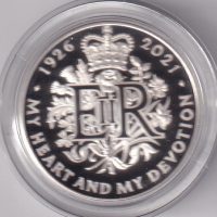 Moneta commemorativa Gran Bretagna 2021 Regina Elisabetta Proof - immagine 2