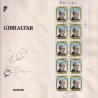 Minifoglio FDC Gibilterra anno 1980 Europa - immagine 2