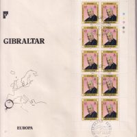 Minifoglio FDC Gibilterra anno 1980 Europa