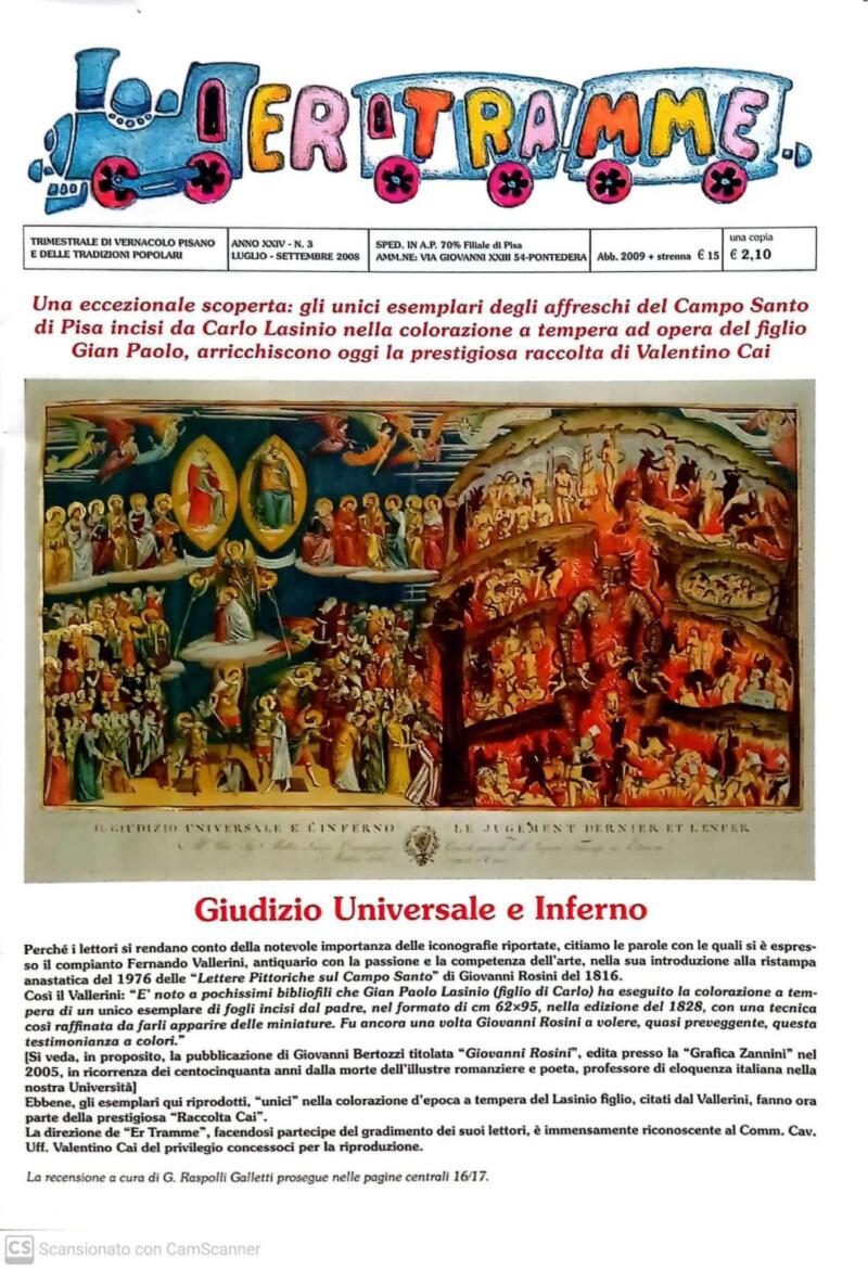 Rivista Er Tramme - Anno XXIV n. 3, luglio-settembre 2008