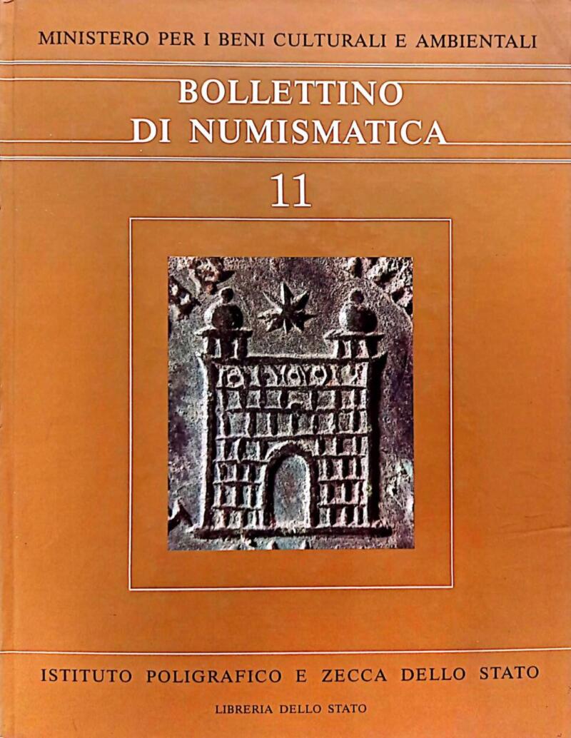 Bollettino di Numismatica n. 11, luglio-dicembre 1988