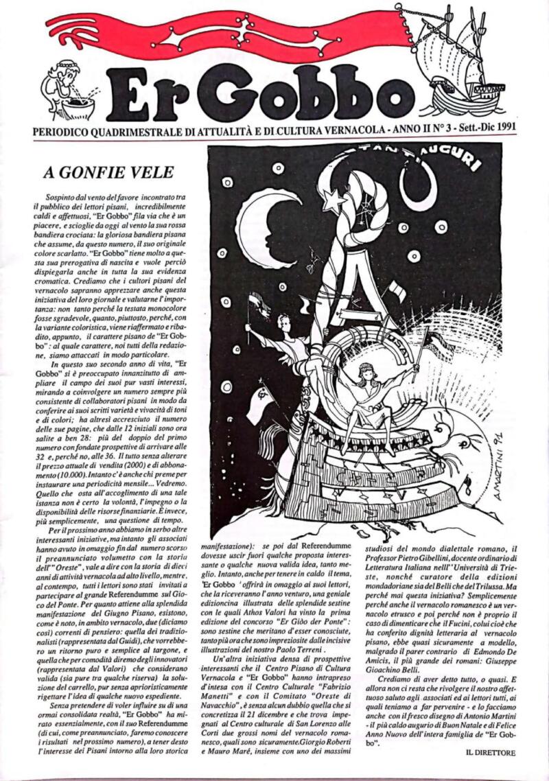 Rivista Er Gobbo Anno II N. 2 settembre-dicembre 1991