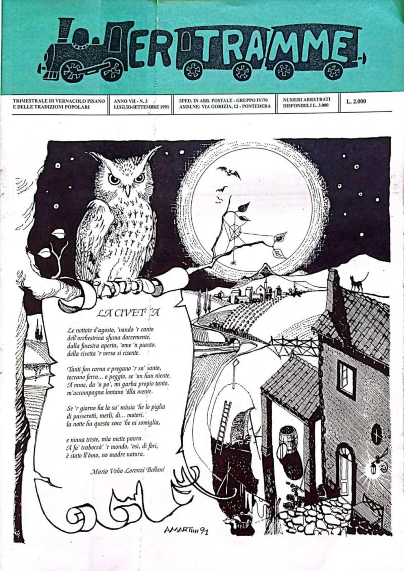 Rivista Er Tramme Anno VII N. 3 luglio-settembre 1991