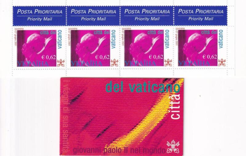 Libretto Vaticano, Anno 2002, I viaggi di Giovanni Paolo II nel 2001 (Lb. n. 10)