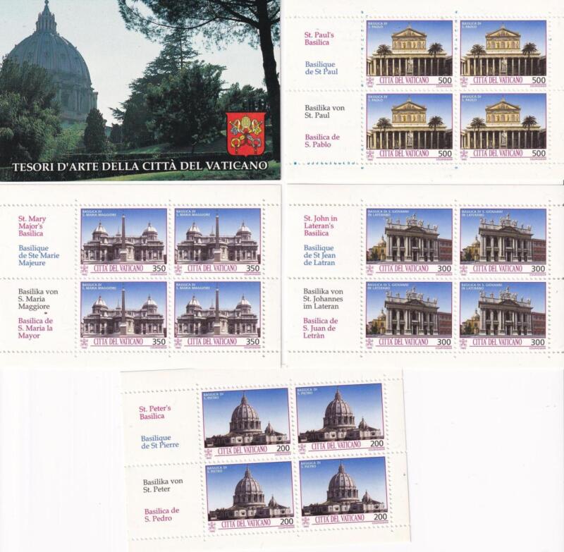 Libretto Vaticano, Anno 1993, Tesori d’arte della Città del Vaticano (Lb. n. 4)