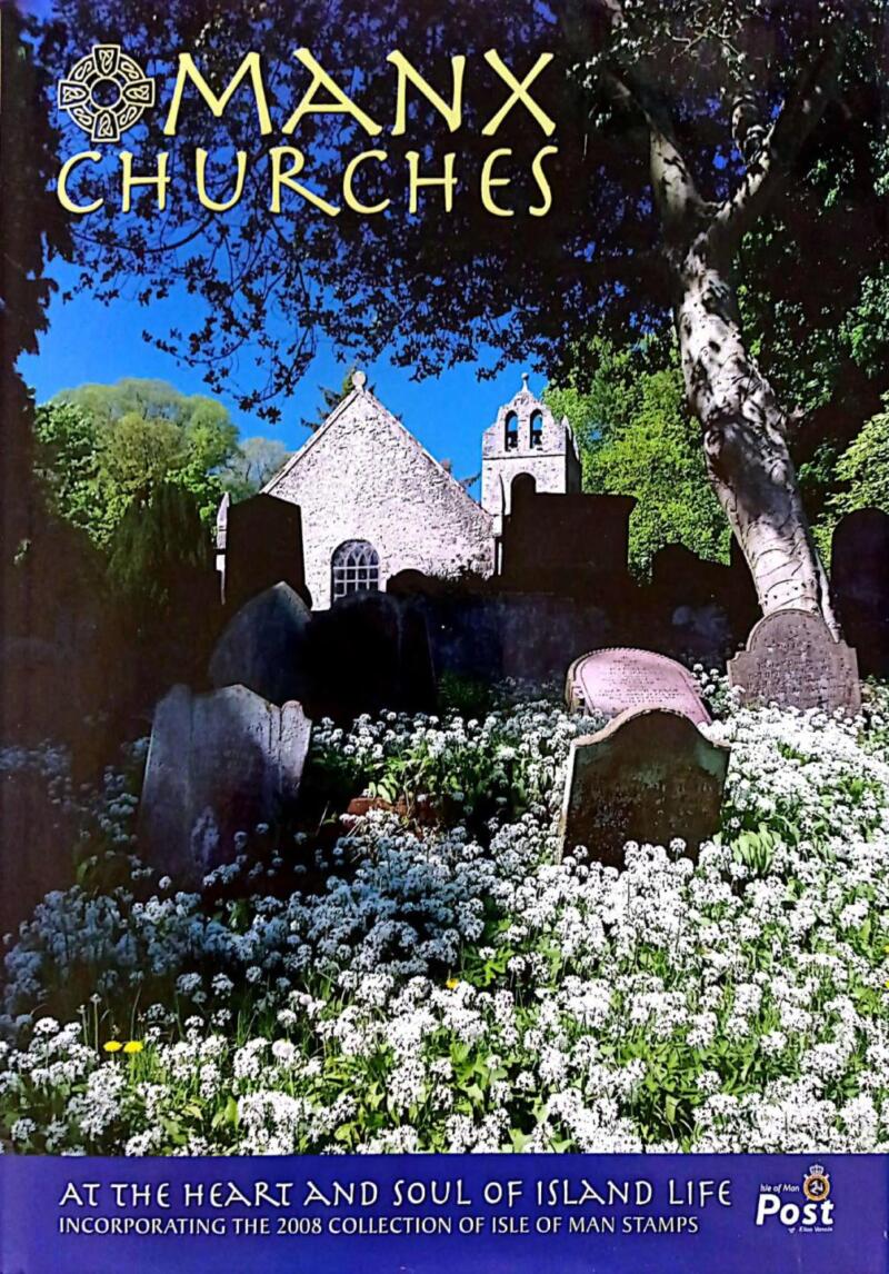 Cottle V., Manx Churches, Pubblicazione speciale delle Poste dell'Isola di Man per i francobolli emessi nel 2008