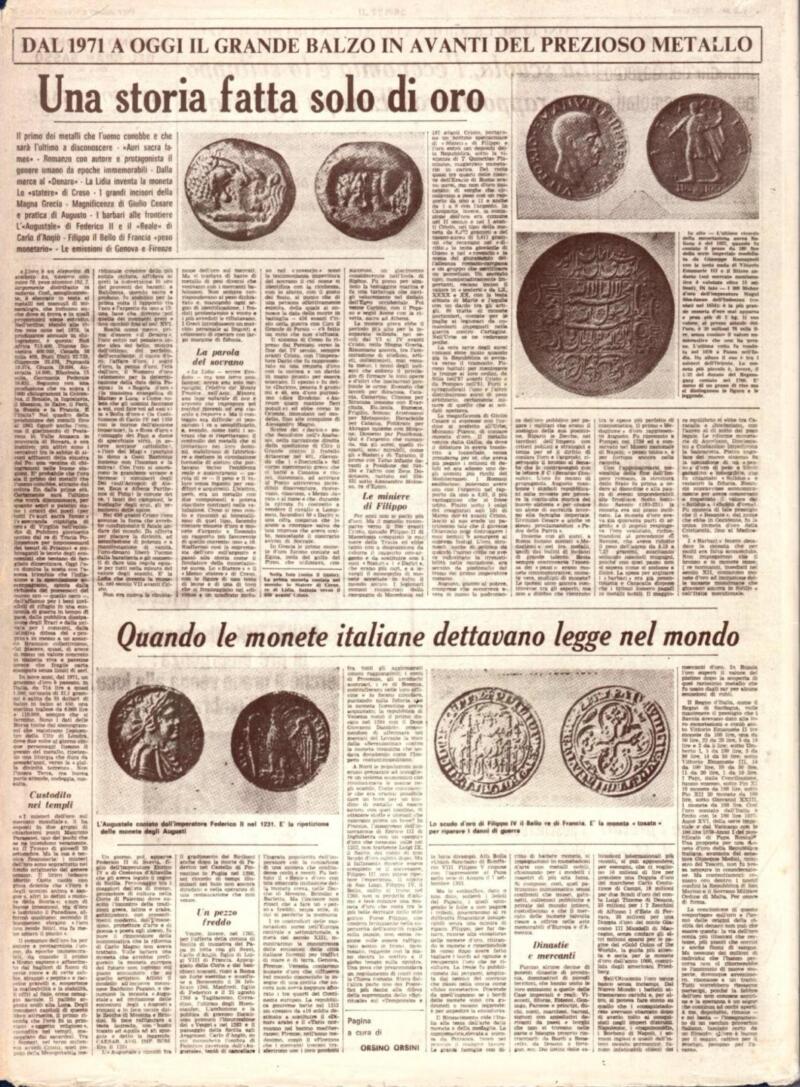 Orsini O., Una storia fatta solo di oro, 1980