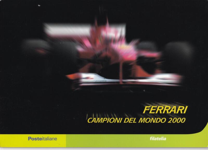 Folder Italia, Data 08/05/2000, Ferrari Campione del Mondo 2000 (cat. n. 2413-2416)