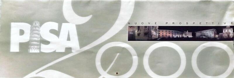 Calendario Pisa Anno 2000. Con fotografie di luoghi rappresentativi della Città