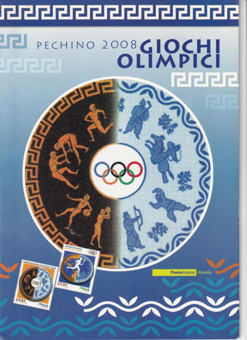 Folder Italia, Data 07/07/2008, Giochi Olimpici Pechino 2008 (cat. n. 3093-3094)