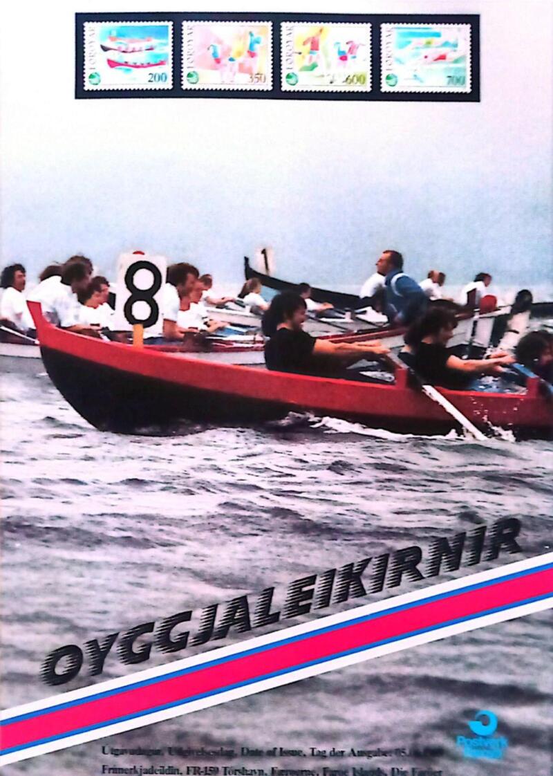 Manifesto pubblicitario emissione Francobolli Faeroer