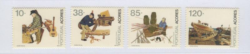 Francobolli Azzorre Anno 1992 cat. n. 427A-430A Mestieri tipici delle Azzorre