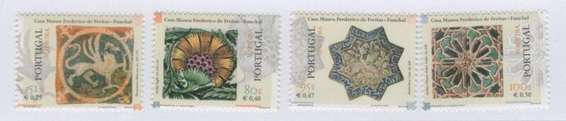 Francobolli Madera Anno 1999 cat. n. 200-205 Maioliche Casa Museo di Federico de Freitas