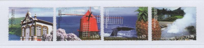 Francobolli Azzorre Anno 2005 cat. n. 509-514 Turismo