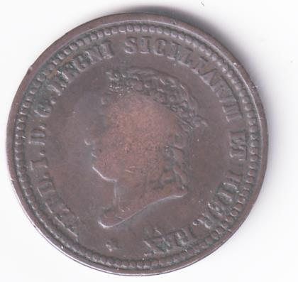 Moneta Regno delle Due Sicilie TORNESI 5 Anno 1819 Ferdinando I di Borbone