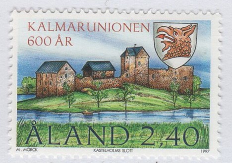 Francobollo Aland Anno 1997 Sesto centenario dell’Unione Kalmar