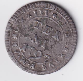 Moneta Terni BAIOCCHI 8 Anno 1797 Pius Sextus P.M. Annus  XXIII