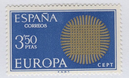 Francobollo Spagna Anno 1970 Europa