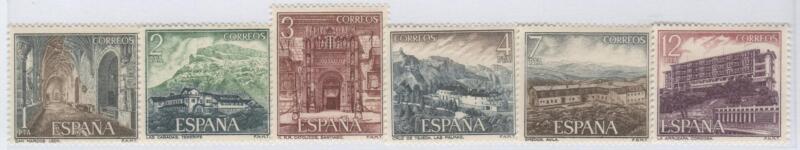 Francobolli Spagna Anno 1976 Serie turistica 13esima serie