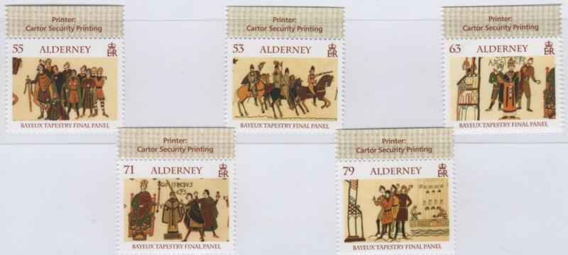 Francobolli Alderney Anno 2014 Sezione finale dell’Arazzo di Bayeux