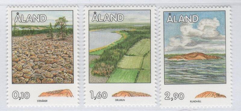Francobolli Aland Anno 1994 Rocce Seconda serie