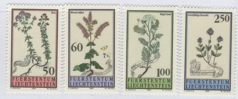Francobolli Liechtenstein Anno 1993 Giardino Botanico del Liechtenstein