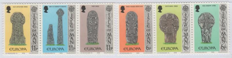 Francobolli Man Anno 1978 Europa Monumenti
