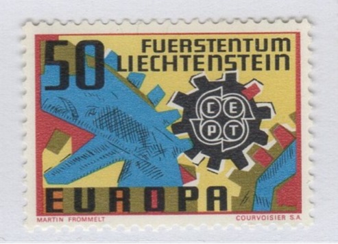 Francobollo Liechtenstein  Anno 1967 Europa