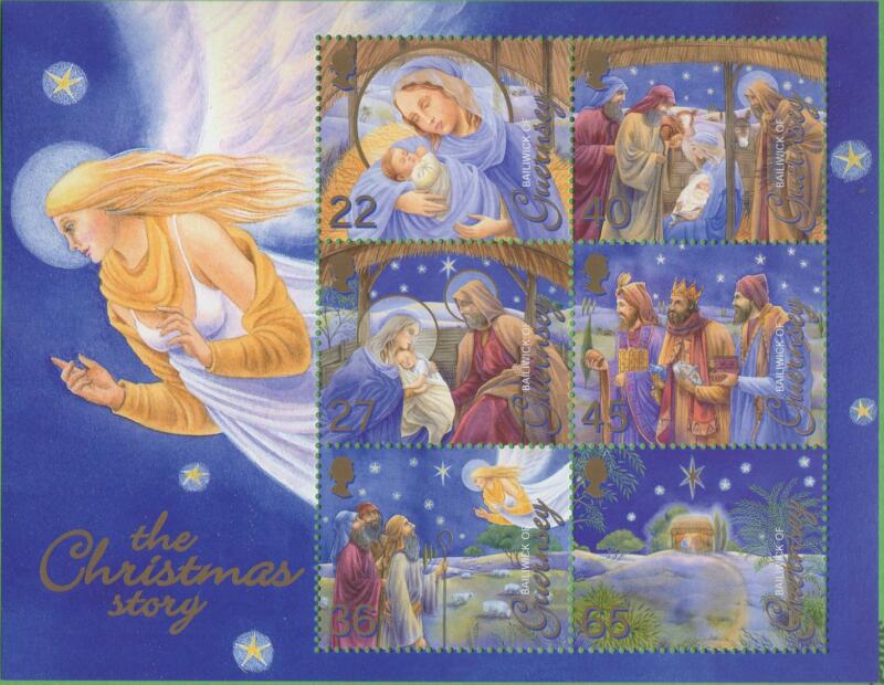 Foglietto Guernsey Anno 2002 Natale