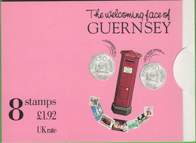 Libretto Guernsey Anno 1995 Auguri Promozione del turismo Ospitalità di Guernsey