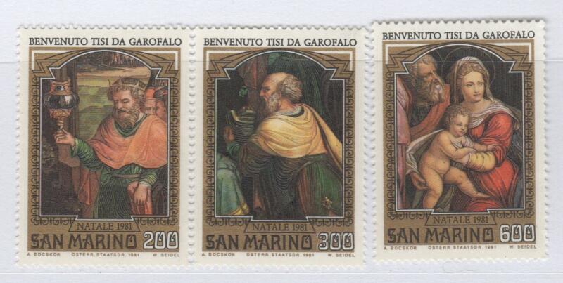 Francobolli San Marino Anno 1981 Natale