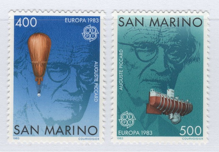 Francobolli San Marino Anno 1983 Europa Le grandi opere del genio umano