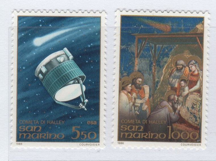 Francobolli San Marino Anno 1986 Cometa Halley