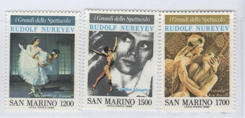 Francobolli San Marino Anno 1989 I Grandi dello spettacolo Seconda serie Rudolf Nureyev