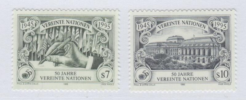 Francobolli Nazioni Unite – ONU Ufficio di Vienna Anno 1995 Cinquantenario delle Nazioni Unite