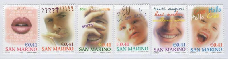 Francobolli San Marino Anno 2002 Francobolli augurali