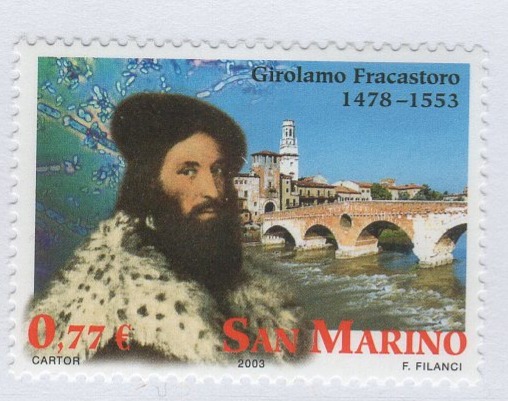 Francobollo San Marino Anno 2003 Centesima edizione di VERONAFIL Esposizione filatelica internazionale Verona