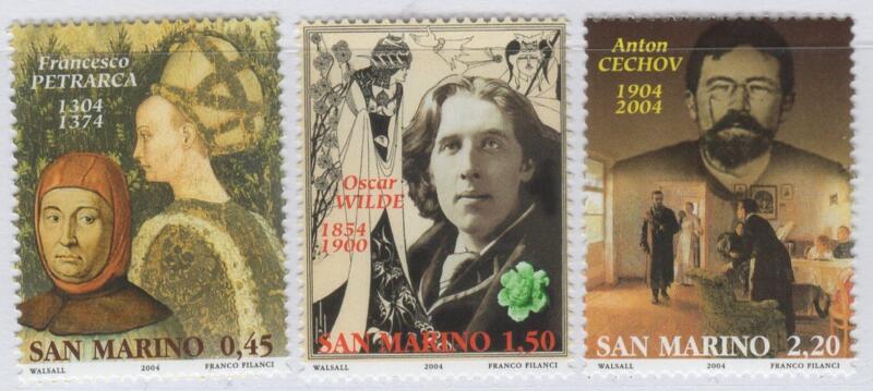 Francobolli San Marino Anno 2004 Personaggi della letteratura