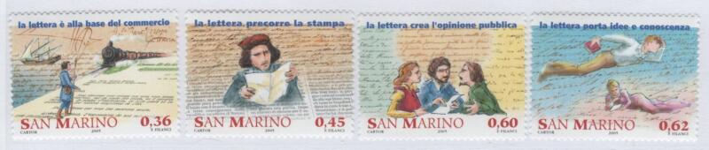 Francobolli San Marino Anno 2005 Storia della posta