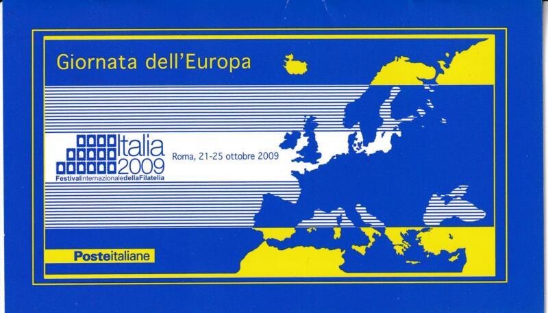 Libretto Italia Anno 2009 Festival Internazionale della Filatelia ITALIA 2009