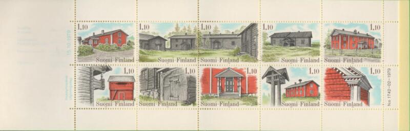 Libretto Finlandia Anno 1979 Architettura rurale delle province finlandesi