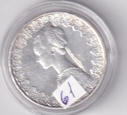 Moneta Italia Anno 1961 Lire 500 Argento