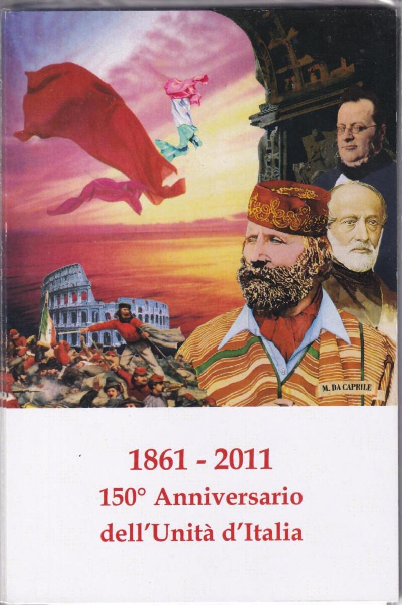 Cartolina Pisa Serie Er Tramme 1861-2011 150esimo anniversario dell'Unità d'Italia - Disegno di Mauro Da Caprile - Con Sonetto di Renato Fucini Il Parlamento