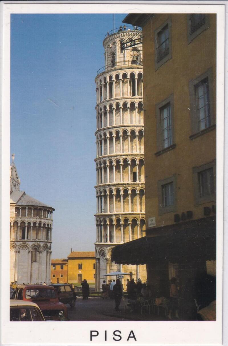 Cartolina Pisa La Torre Foto di Giuseppe Lo Bartolo