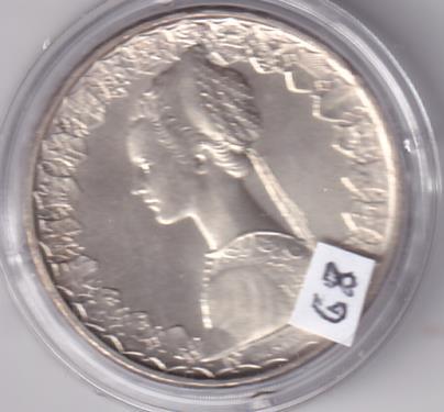 Moneta Italia Anno 1968 Lire 500 Argento