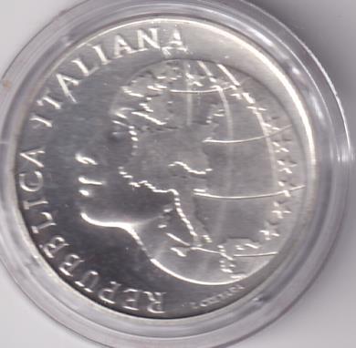 Moneta Italia Anno 1985 Lire 500 Presidenza CEE Argento