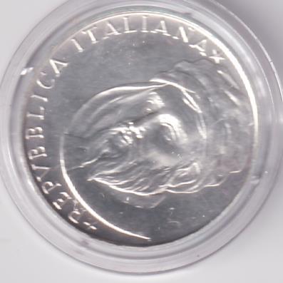 Moneta Italia Anno 1986 Lire 500 Donatello Argento