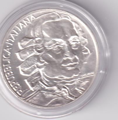 Moneta Italia Anno 1993 Lire 500 Goldoni Argento