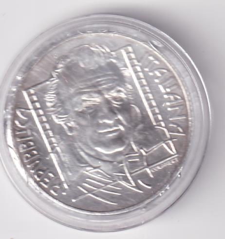 Moneta Italia Anno 2005 Euro 5 Federico Fellini Argento
